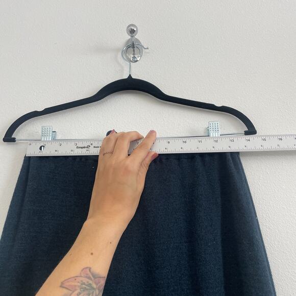 Vintage 90s Y2K Joan Vass Two Piece Skirt Outfit Polo Sweater Maxi Skirt Minimal - Picture 6 of 13